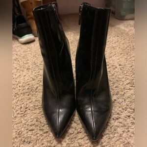 Jessica Simpson patent ankle boots. Size 6 in women’s.